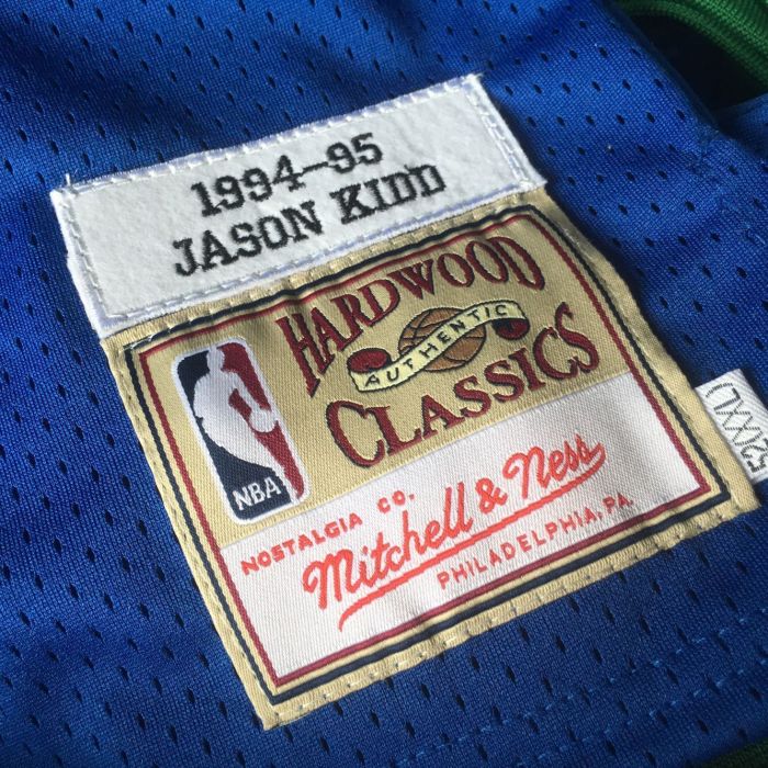 1994-1995 M&N Dallas Kidd #5 Retro Top Quality Dense Embroidery NBA Jersey