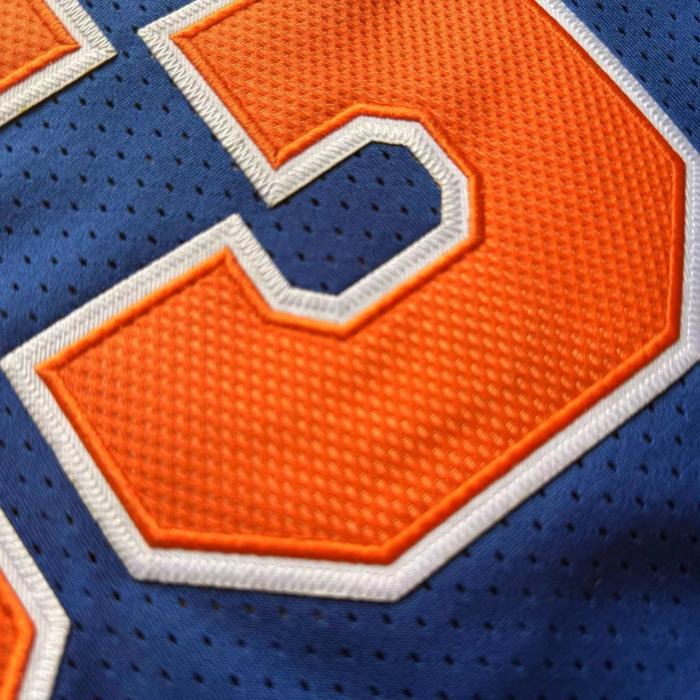 1991-1992 M&N The Knicks Ewing #33 Retro Top Quality Dense Embroidery NBA Jersey