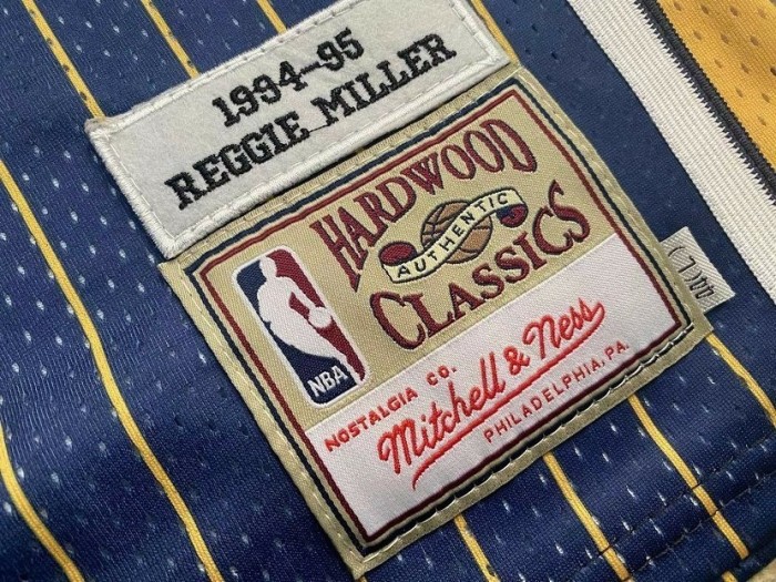 1994-1995 M&N Pacers R.Miller #31 Retro Top Quality Dense Embroidery NBA Jersey