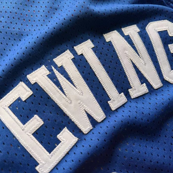 1991-1992 M&N The Knicks Ewing #33 Retro Top Quality Dense Embroidery NBA Jersey