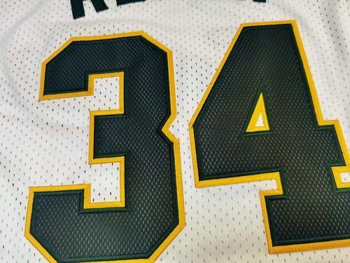 2005-2006 M&N Supersonics Allen #34 Retro Top Quality Dense Embroidery NBA Jersey