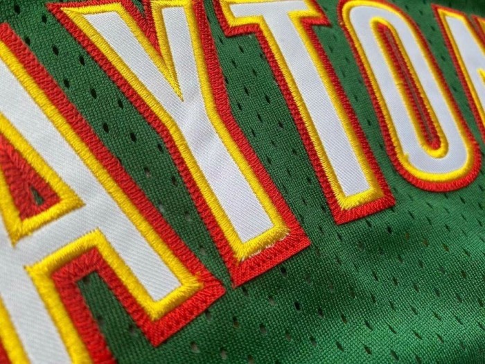 1995-1996 M&N Supersonics Peyton #20 Retro Top Quality Dense Embroidery NBA Jersey