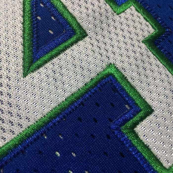 1998-1999 M&N Dallas Nowitzki #41 Retro Top Quality Dense Embroidery NBA Jersey