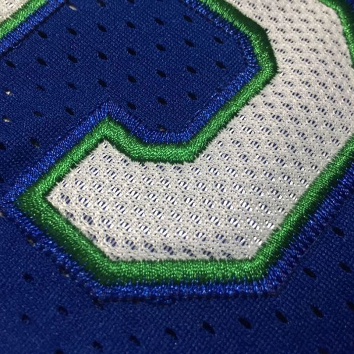 1994-1995 M&N Dallas Kidd #5 Retro Top Quality Dense Embroidery NBA Jersey