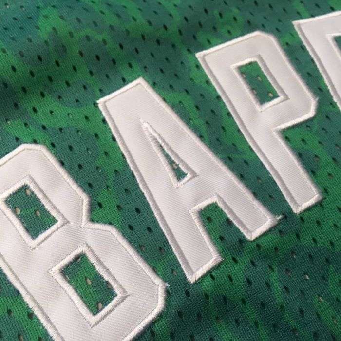 1995-1996 M&N Celtics BAPE #93 Retro Top Quality Dense Embroidery NBA Jersey