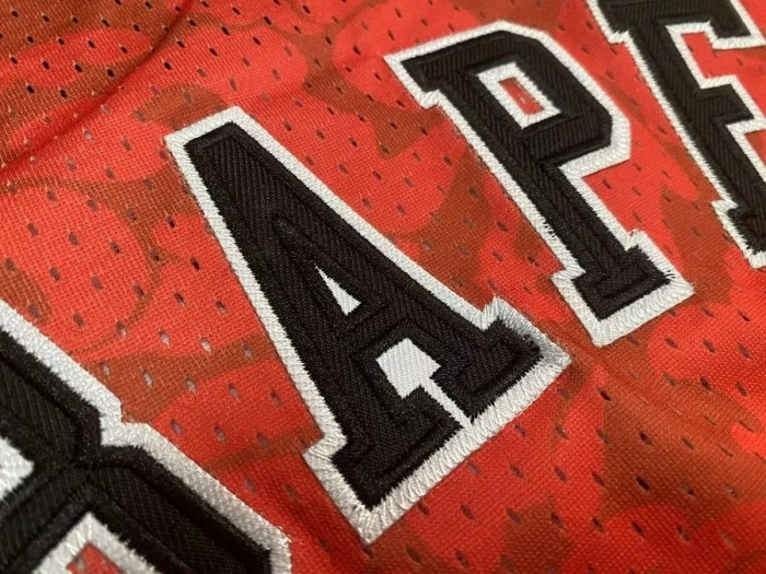 1993 M&N Heat BAPE #93 Retro Top Quality Dense Embroidery NBA Jersey