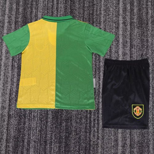 1992-1994 Man Utd Away Retro Kids Soccer Jersey