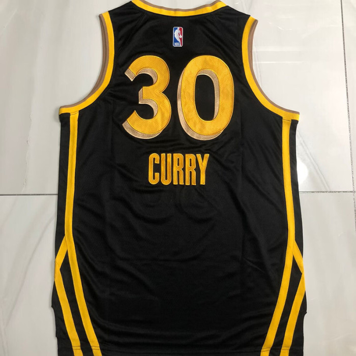 2024 Warriors Curry #30 City Edition Top Quality Dense Embroidery NBA Jersey
