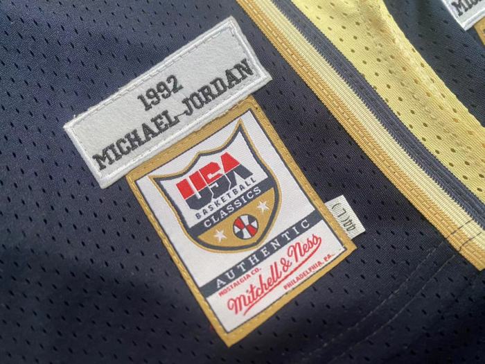 1992 M&N Olympic Games Jordan #9 Retro Top Quality Dense Embroidery NBA Jersey