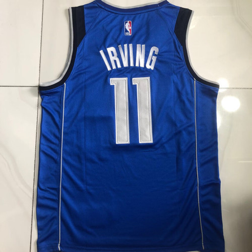2024 Mavericks Irving #11 Blue Top Quality Dense Embroidery NBA Jersey