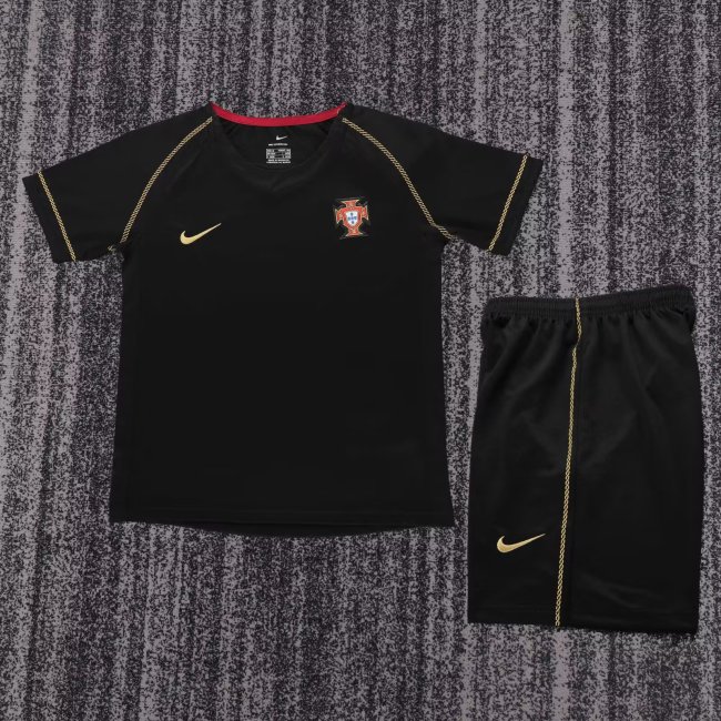 2006 Portugal Away Retro Kids Soccer Jersey
