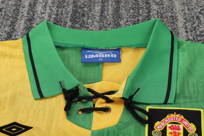 1992-1994 Man Utd Away Retro Kids Soccer Jersey