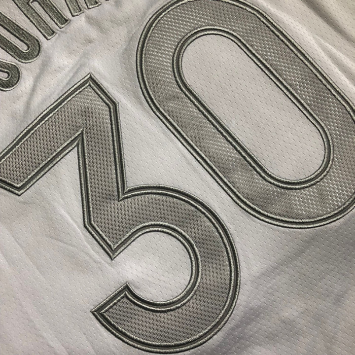 Warriors Curry #30 MVP White Top Quality Dense Embroidery NBA Jersey