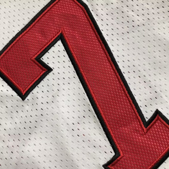 1996-1997 Slam Dunk Miyagi Ryota #7 White Top Quality Dense Embroidery NBA Jersey