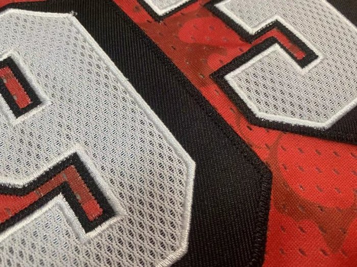 1993 M&N Heat BAPE #93 Retro Top Quality Dense Embroidery NBA Jersey