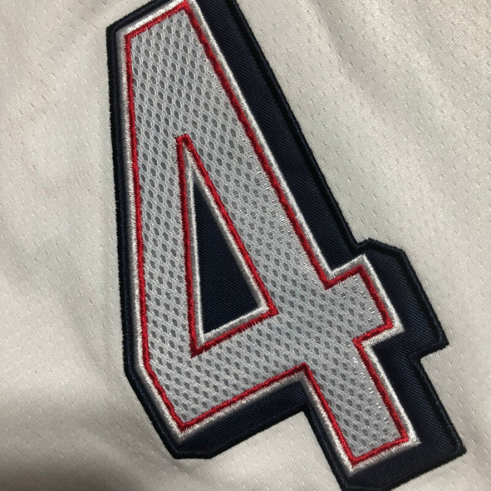 2024 Olympic USA Curry #4 White Top Quality Dense Embroidery NBA Jersey