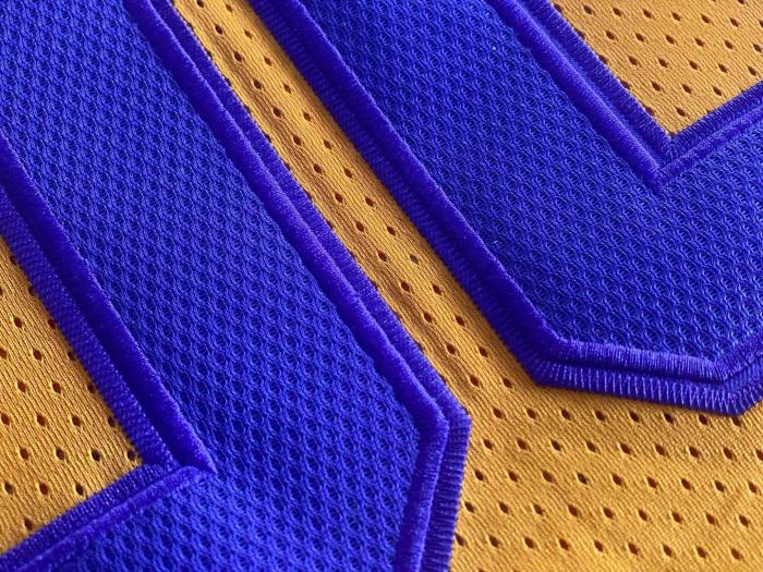 Worldwide Respect Lakers Bogeda #06 Top Quality Dense Embroidery NBA Jersey