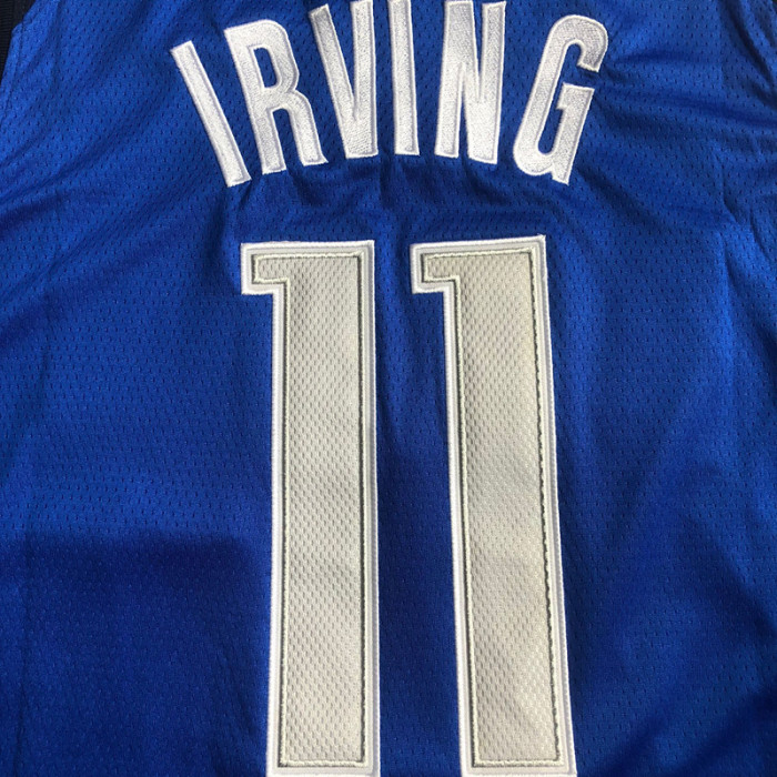 2024 Mavericks Irving #11 Blue Top Quality Dense Embroidery NBA Jersey