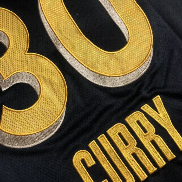 2024 Warriors Curry #30 City Edition Top Quality Dense Embroidery NBA Jersey