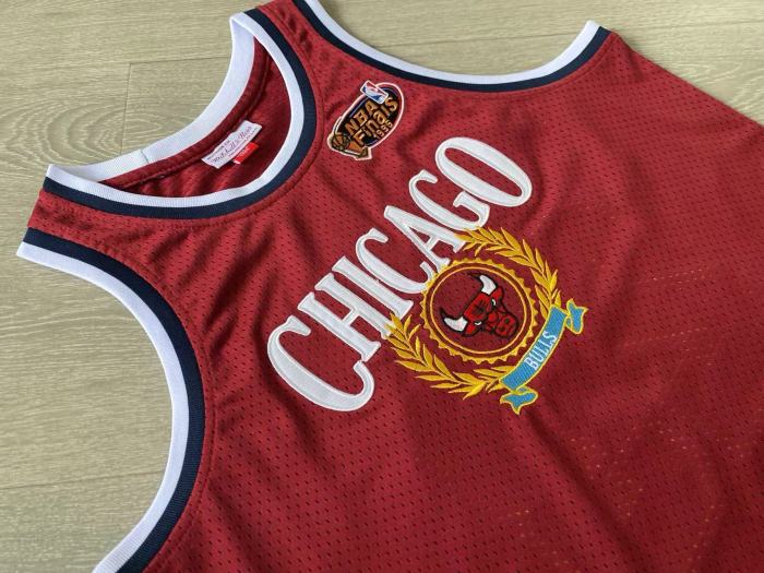 1996 Bulls Jordan #23 Finals Retro Top Quality Dense Embroidery NBA Jersey
