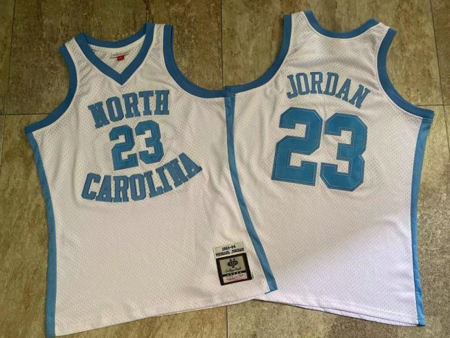 1983-1984 North Carolina Jordan #23 Retro Top Quality Dense Embroidery NBA Jersey