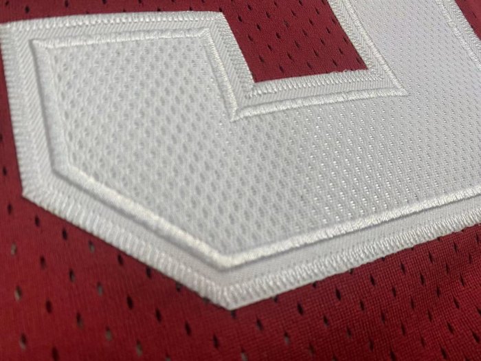 1996 Lower Merion Bryant #33 Red Retro Top Quality Dense Embroidery NBA Jersey