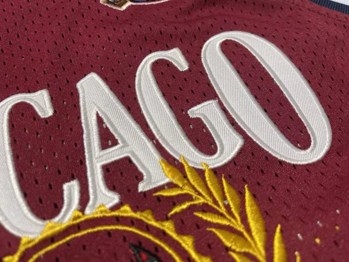 1996 Bulls Jordan #23 Finals Retro Top Quality Dense Embroidery NBA Jersey