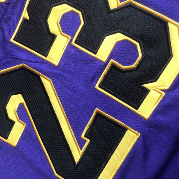 2025 Lakers James #23 Purple Top Quality Dense Embroidery NBA Jersey