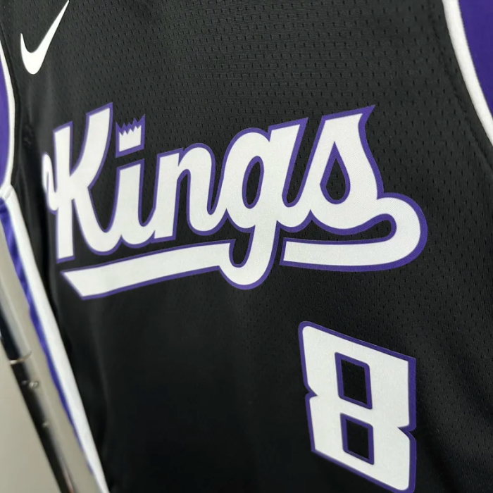 23-24 Kings LAVINE #8 Black Top Quality Hot Pressing NBA Jersey