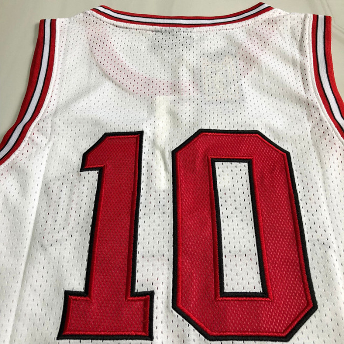 1996-1997 Slam Dunk Hanamichi Sakuragi #7 White Top Quality Dense Embroidery NBA Jersey