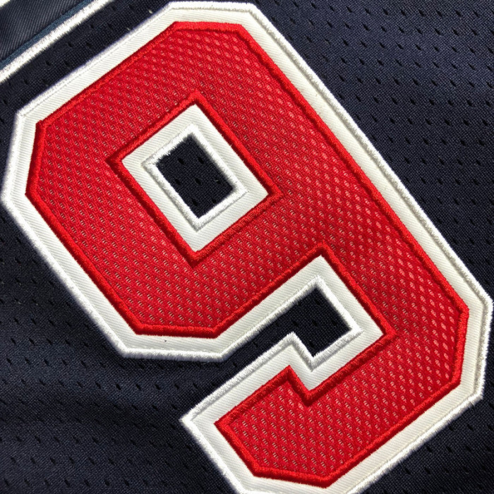 1992 Olympic USA Jordan #9 Black Top Quality Dense Embroidery NBA Jersey