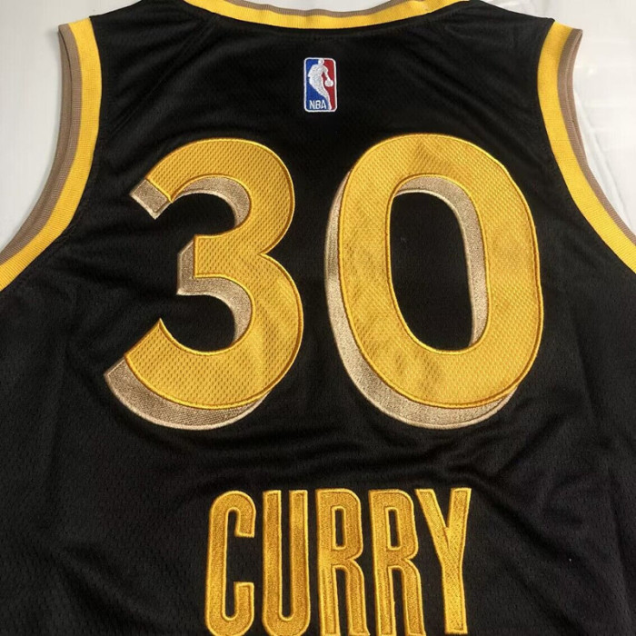2024 Warriors Curry #30 City Edition Top Quality Dense Embroidery NBA Jersey
