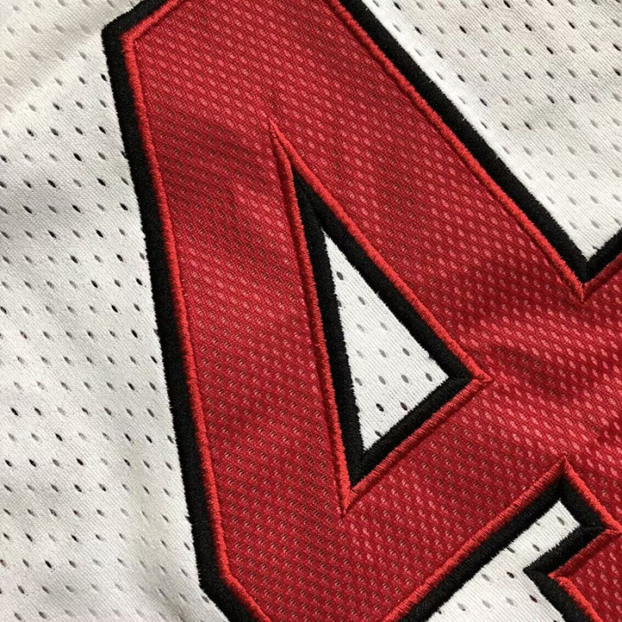 1996-1997 Slam Dunk Takeshi Akagi #4 White Top Quality Dense Embroidery NBA Jersey