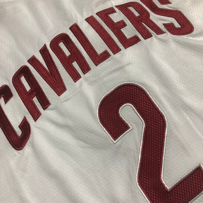 CAVALIERS Irving #2 Retro White Top Quality Dense Embroidery NBA Jersey