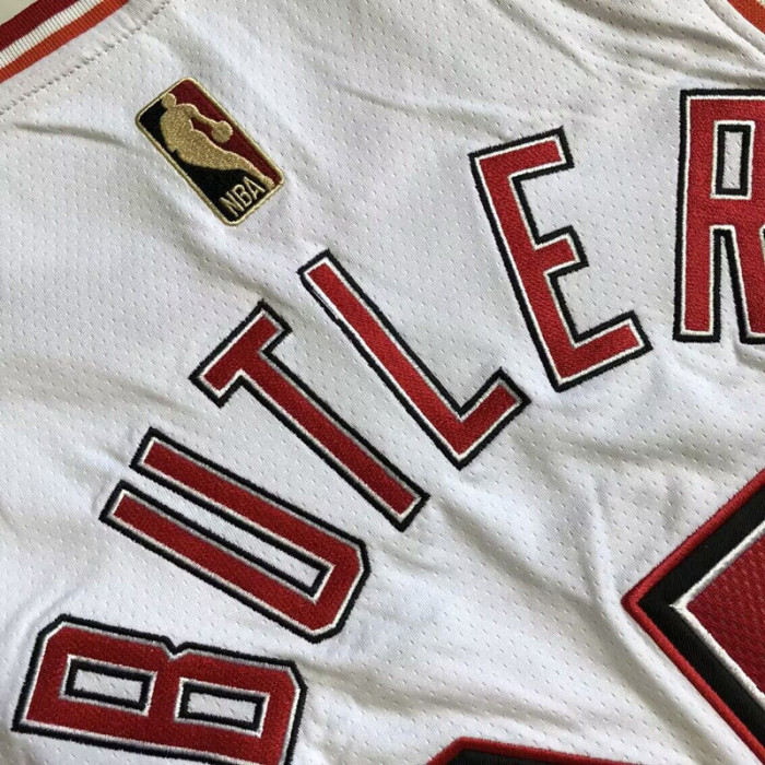 Heat Butler #22 White Retro Top Quality Dense Embroidery NBA Jersey