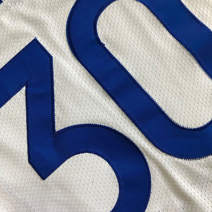 Warriors Curry #30 AU Player Edition White Top Quality Dense Embroidery NBA Jersey