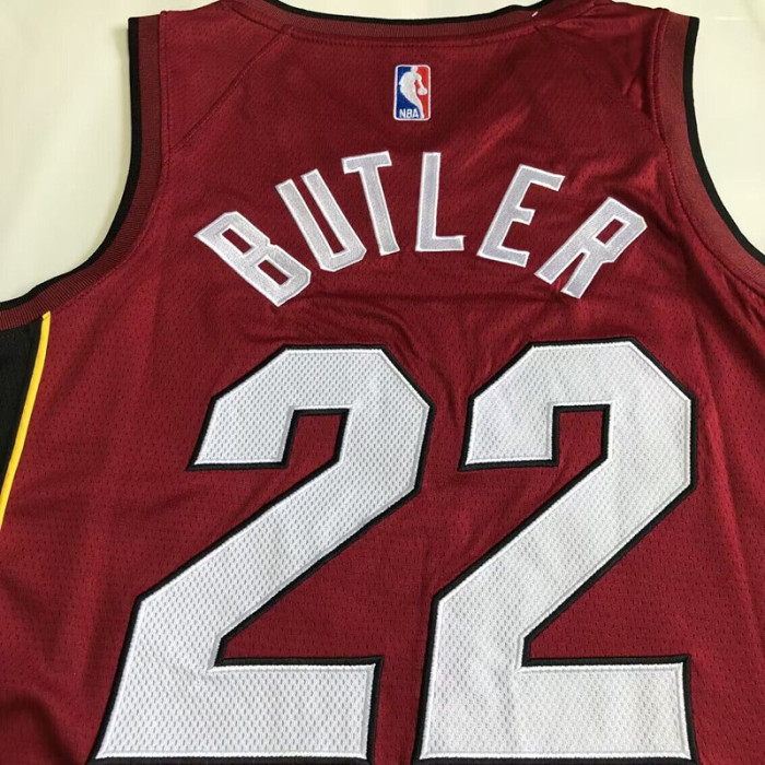 Heat Butler #22 Red Top Quality Dense Embroidery NBA Jersey