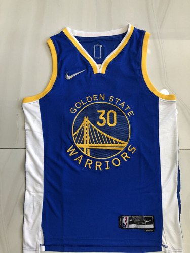 Warriors Curry #30 75th anniversary Retro Top Quality Dense Embroidery NBA Jersey