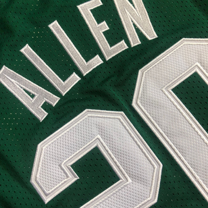 2007-2008 M&N Celtics Allen #20 Green Top Quality Dense Embroidery NBA Jersey