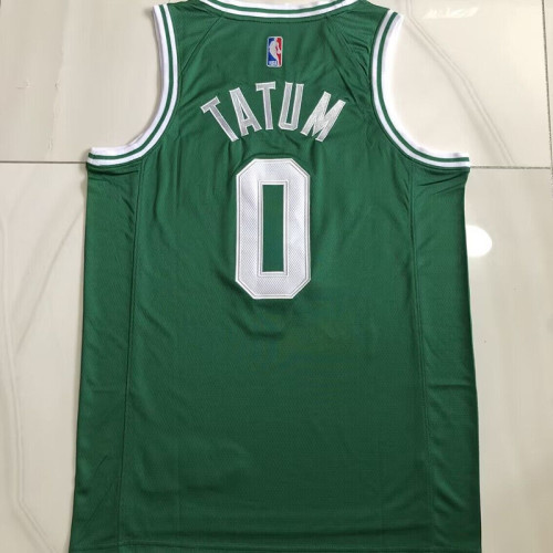 Celtic Tatum #0 Green Top Quality Dense Embroidery NBA Jersey
