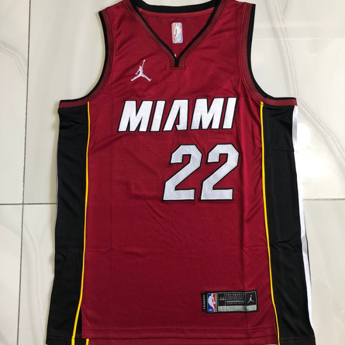 Heat Butler #22 Red Top Quality Dense Embroidery NBA Jersey