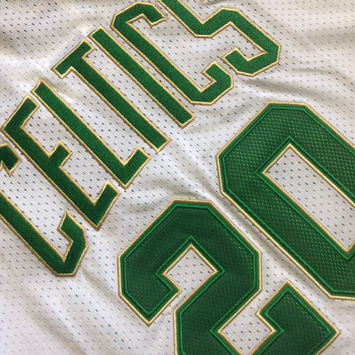 2007-2008 M&N Celtics Allen #20 White Top Quality Dense Embroidery NBA Jersey