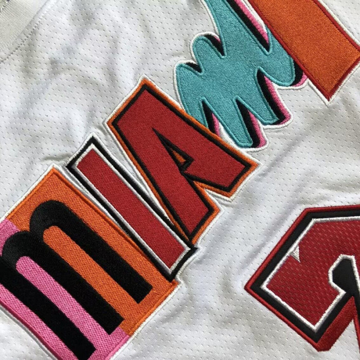 Heat Butler #22 White City Version Top Quality Dense Embroidery NBA Jersey