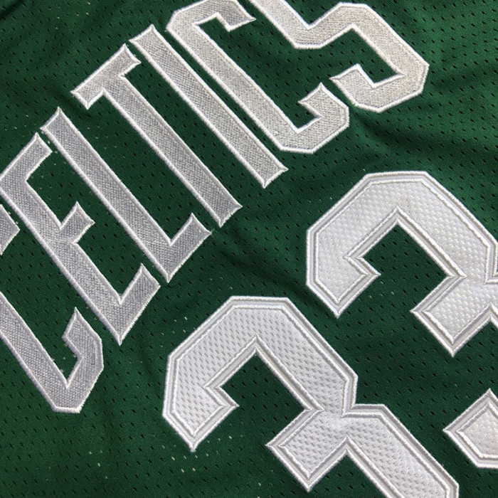 1985-1986 M&N Celtics Bird #33 Green RetroTop Quality Dense Embroidery NBA Jersey