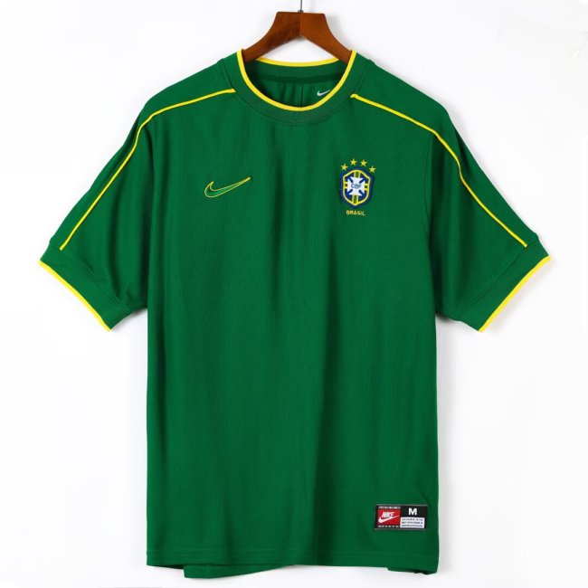 1998 Brazil GoalKeeper Retro Soccer Jersey