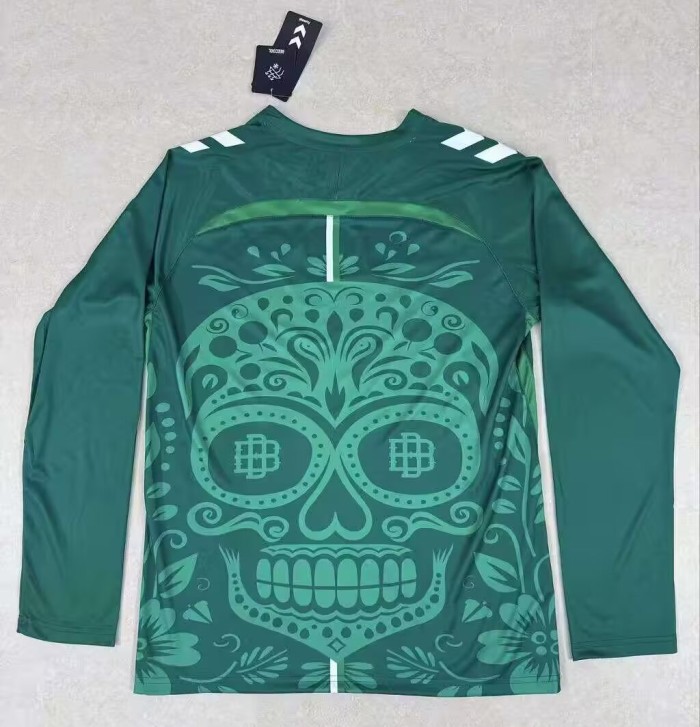 25-26 Real Betis Day of the Dead Special Edition Long Sleeve Fans Soccer Jersey