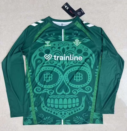 25-26 Real Betis Day of the Dead Special Edition Long Sleeve Fans Soccer Jersey