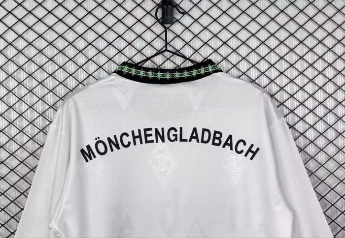 1995-1996 Monchengladbach Home Long Sleeve Retro Soccer Jersey