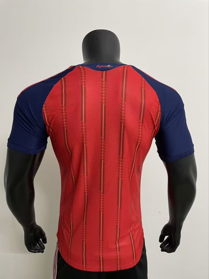 2026 World Cup Spain Home Player Version Soccer Jersey
