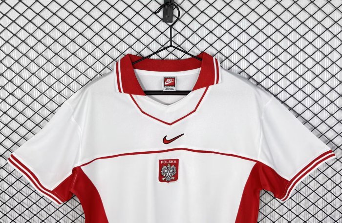 1997 Poland Home Retro Soccer Jersey
